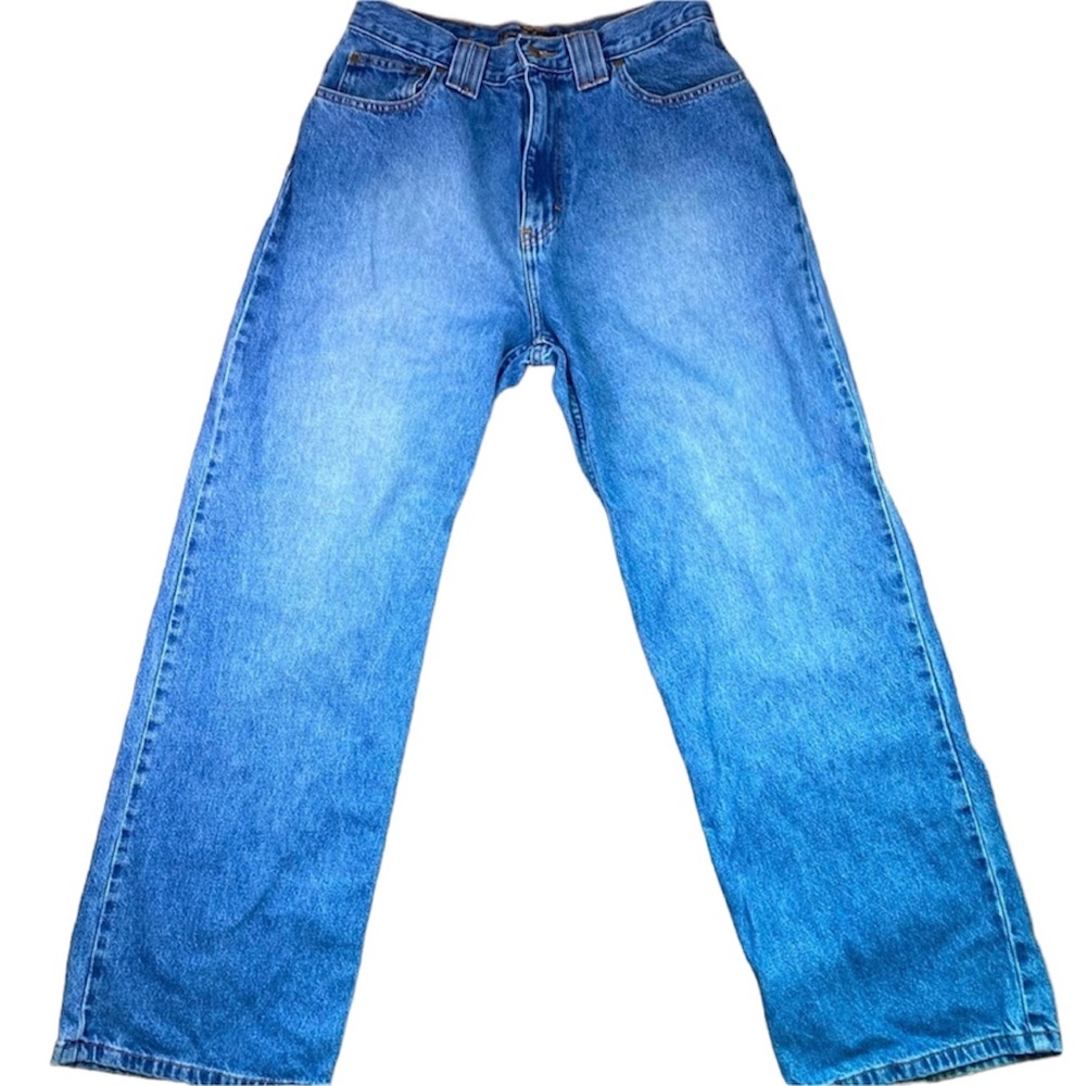 Bullhead Men’s Jeans Y2K Baggy Fit Extra Wide Leg Skater Grunge Tagged 32/32